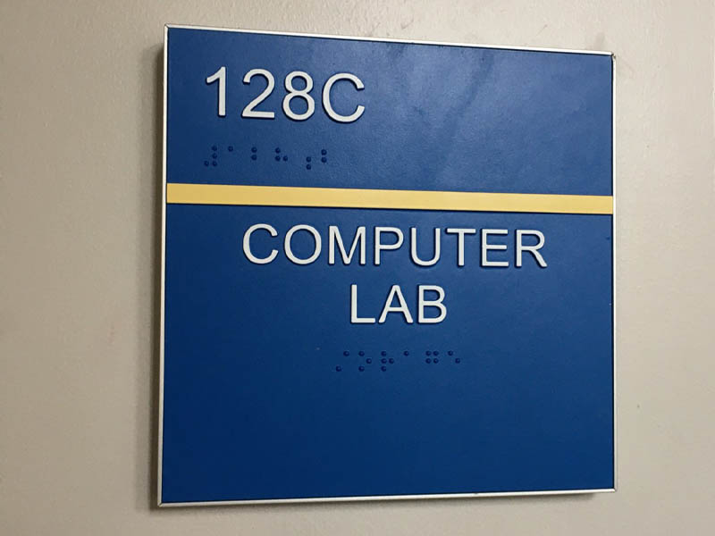 Identification signage sample 5