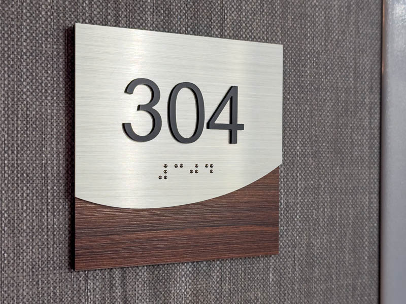 Identification signage sample 6