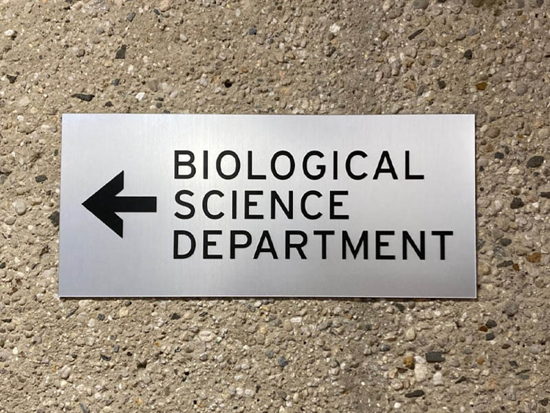 Identification signage sample 2