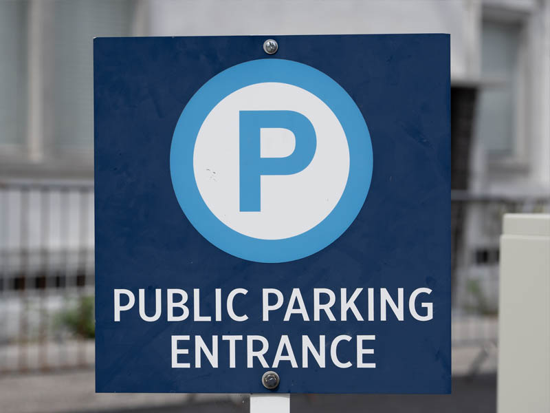 Regulatory signage example 6