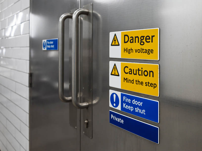 Regulatory signage example 7