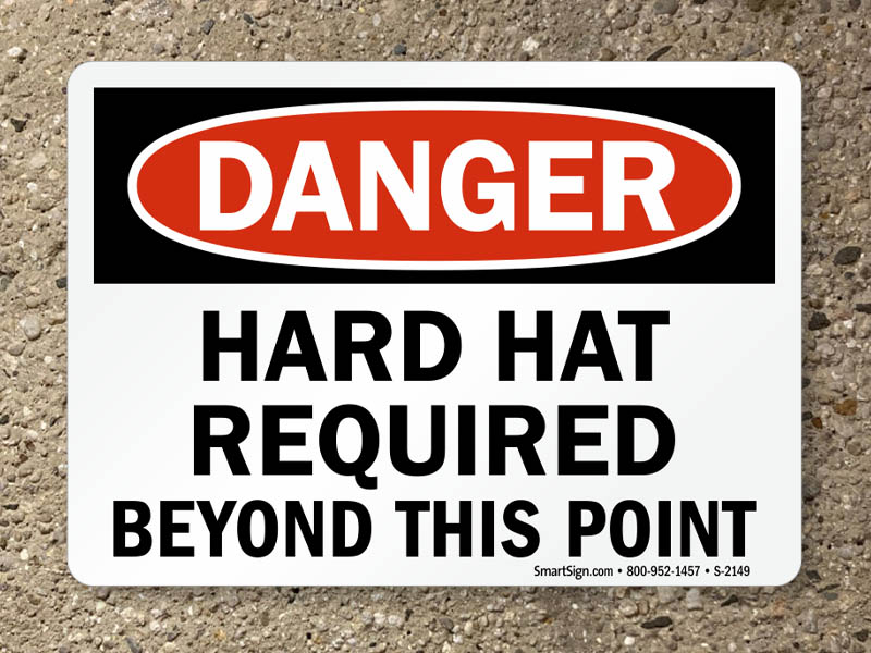 Regulatory signage example 2