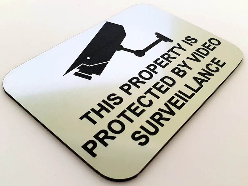 Regulatory signage example 3